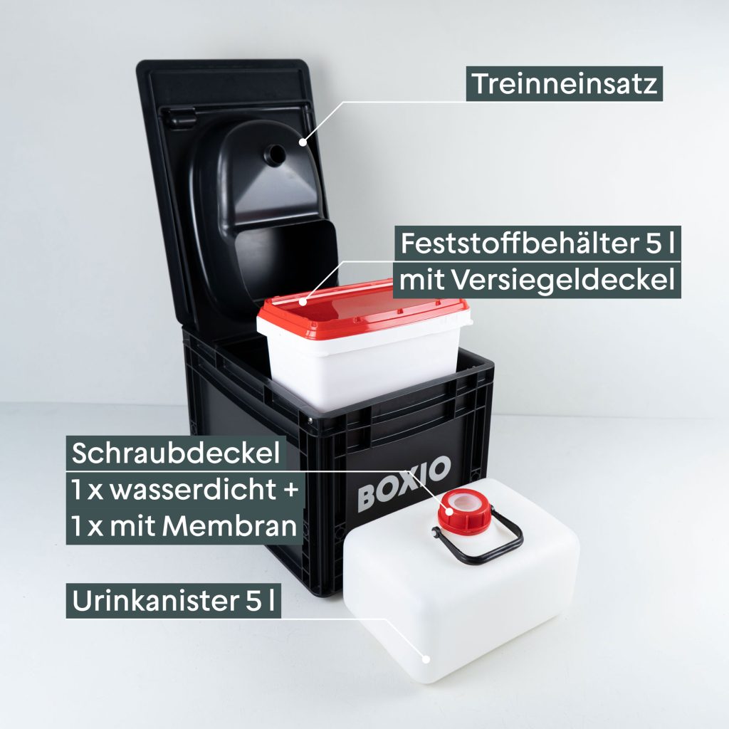 BOXIO - TOILET TRENNTOILETE CAMPINGWC BIOTOILETE