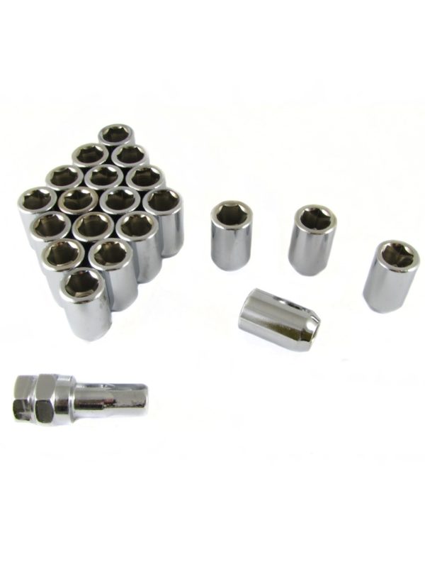 LugNuts-set Inbus M12x1.25 (silber)