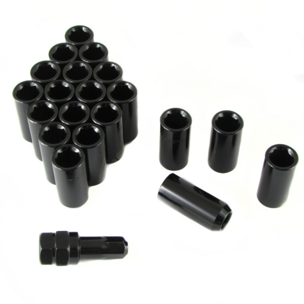 LugNut-set Inbus M12x1.5 (schwarz)