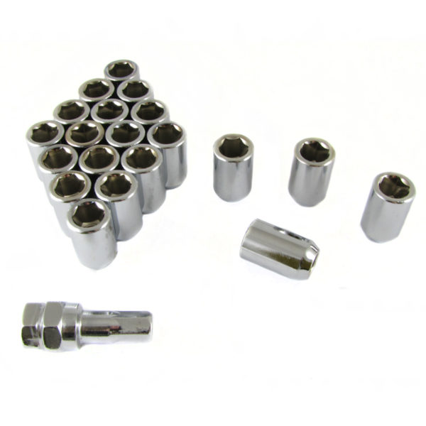 LugNuts-set Inbus M12x1.5 silber