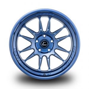 XT-206R – 18×9.0 +35mm 5×114.3 – Matte Navy Blue Milled Spokes